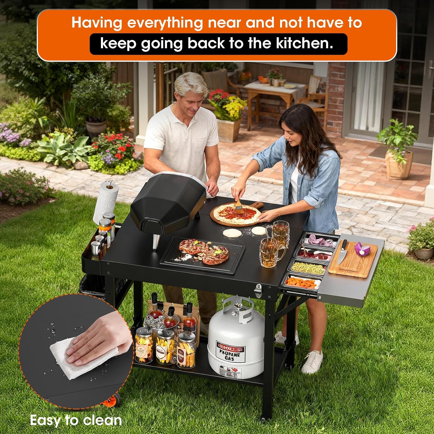 Pizza Oven Table for Ooni Pizza Ovens
